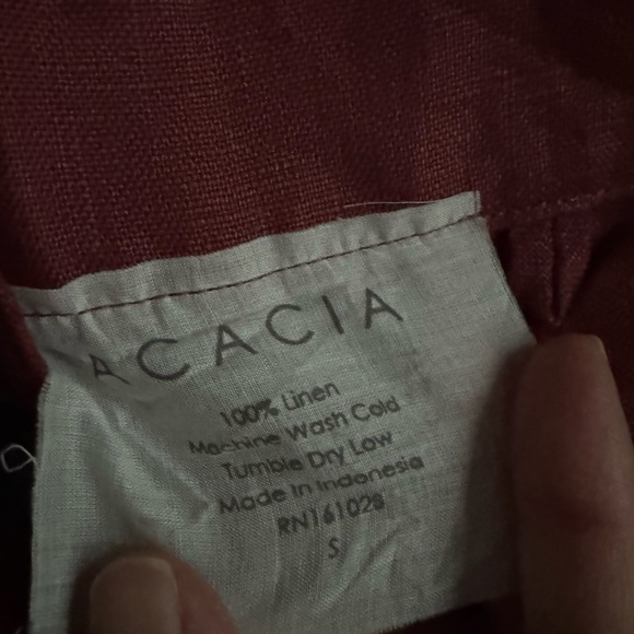 Acacia swimwear linen shorts - Picture 2 of 2